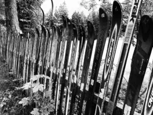 Winter is comming...#ExploreMore #BackcountrySkiing #RusticCharm #Skis #MountainLife #ArtOfTheEveryday #AlpineVibes #SkiGear...